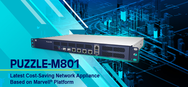 PUZZLE-M801 network appliance for cyber security