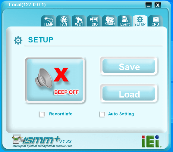 ismm+ beep save load