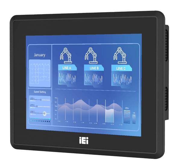 IEI PPC2-C08-EHL fanless industrial panel PC