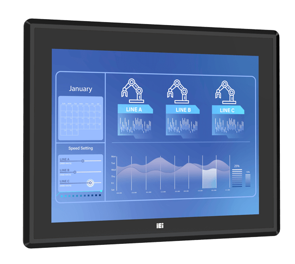 PPC2-C15-EHL 15 inch Fanless Panel PC | Intel® Elkhart Lake Platform