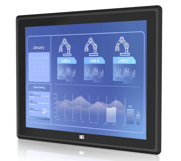 PPC2-C17-EHL 17 Inch Fanless Panel PC | Intel® Elkhart Lake Platform