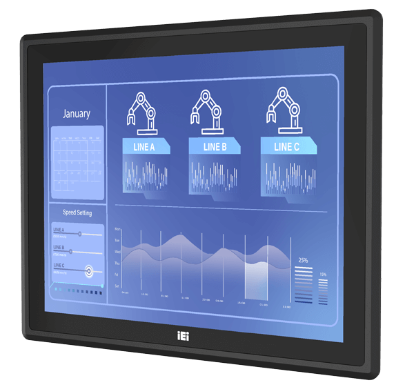 PPC2-C19-EHL 19 Inch Fanless Panel PC | Intel® Elkhart Lake Platform