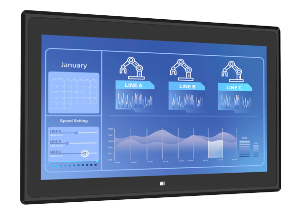 PPC2-CW22-EHL 21.5 inch Fanless Panel PC | Intel® Elkhart Lake Platform