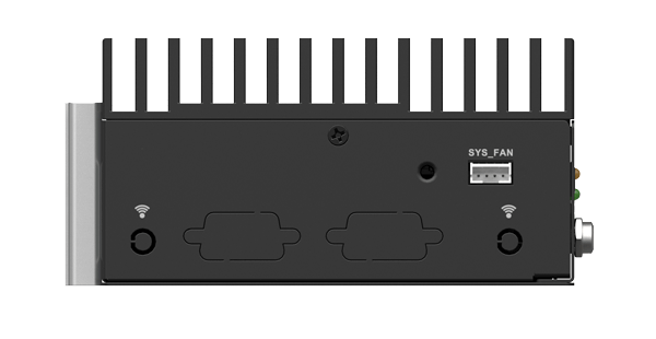 DRPC-W-EHL Fanless DIN-Rail Embedded System with Elkhart Lake Intel® Celeron™ Solution back view