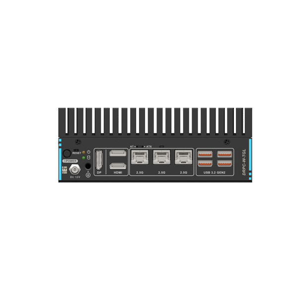 High-performance DIN-rail Control Computer with Intel 11th Gen Tiger Lake  Core i7/i5/i3 CPU, 8GB RAM