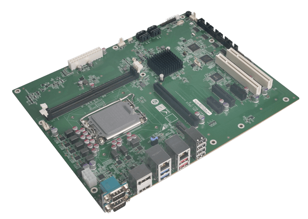 IMBA-ADL-H610 ATX form factor industrial motherboard side view