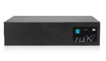 FLEX-BX210-Q470 2U AI-powered embedded system side view