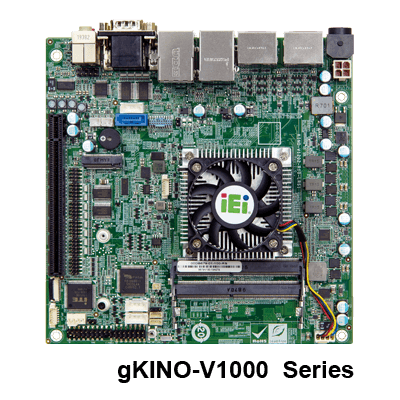 IEI gKINO-VR1000 4K 高解析度 AMD 工業用主機板
