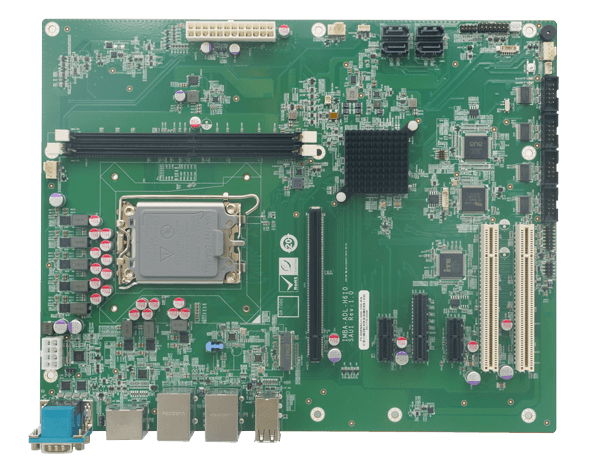 IMBA-ADL-H610 ATX motherboard supports LGA1700 Intel® 12th/13th Generation Core™ i9/i7/i5/i3, Pentium® and Celeron® processor
