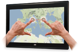 2 point touch panel pc