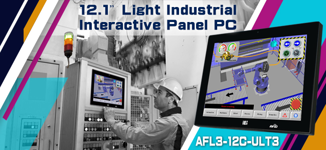 IEI AFL3-12C-ULT3 light industrial panel PC banner