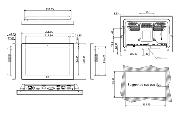 AFL3-W10A-AL-panel-pc-Dimensions