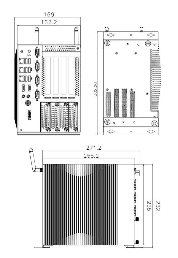 IEI_New_Product_Intel_Fanless_Embedded_Computer_Dimensions