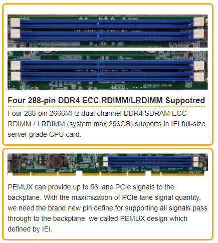 PEMUX CPU Card Support