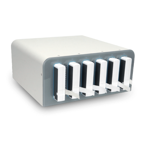 POCm-DOCKING-6BAY-R10 6-slot battery charging station