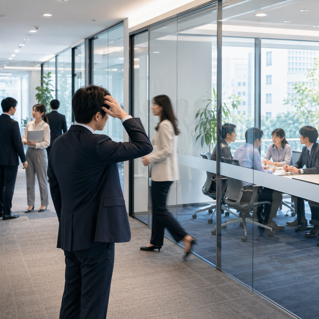 低コストで始める会議室の予約表示｜配線工事不要の会議室サイン E73-M